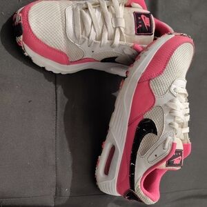 Nike Pink and White Athletic Sneakers